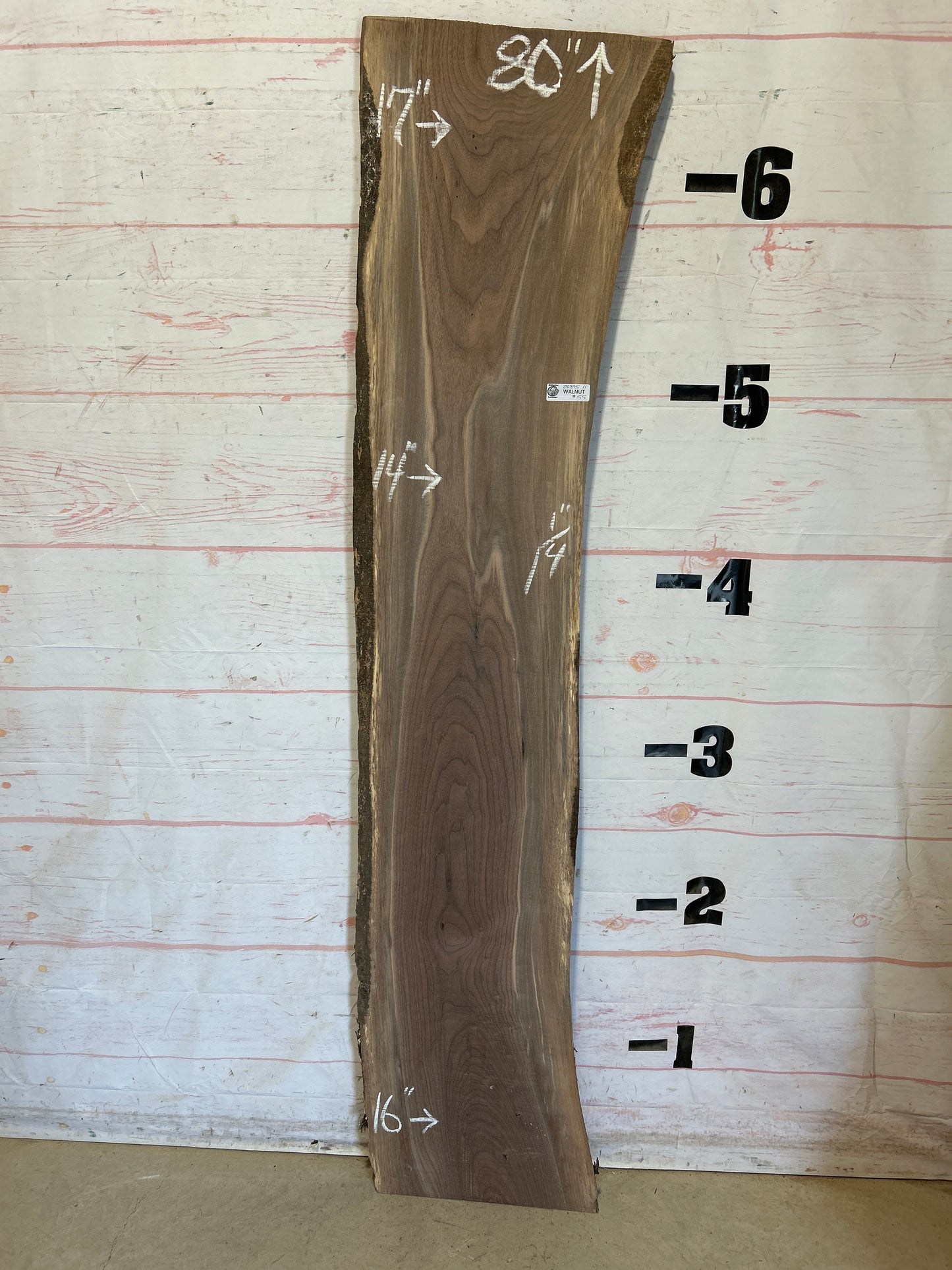 Live Edge Walnut Sku#28395F-11