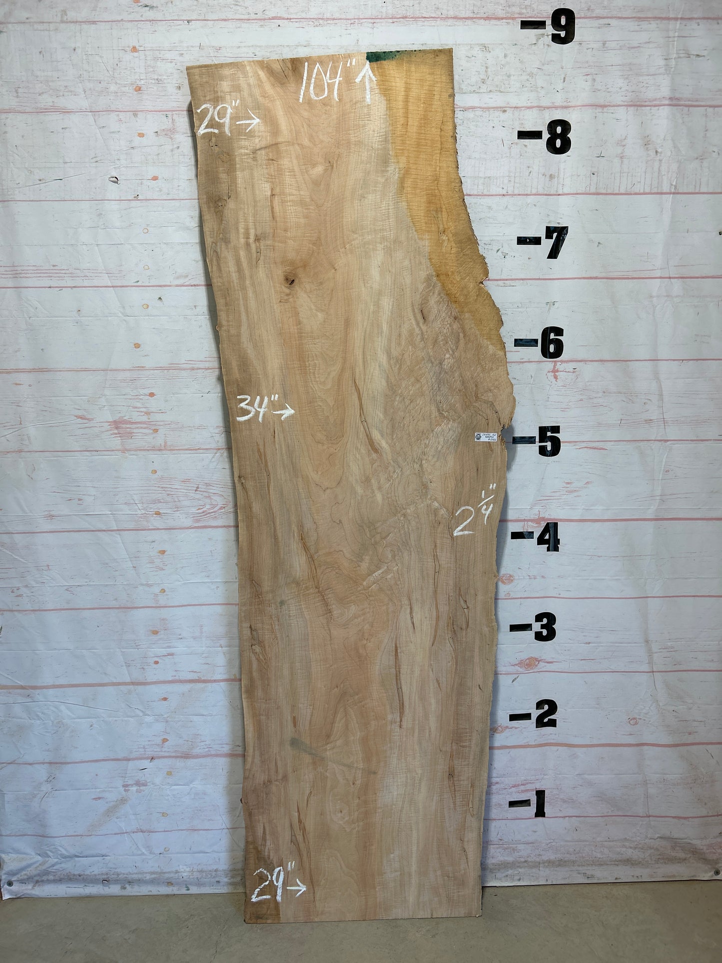 Live Edge Maple Sku#28495-52