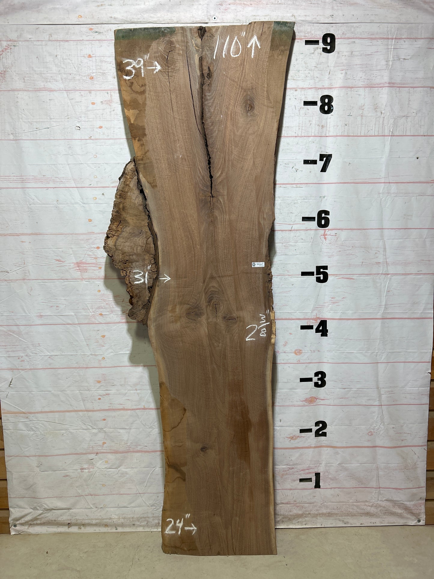 Live Edge Walnut Sku#26887K-61