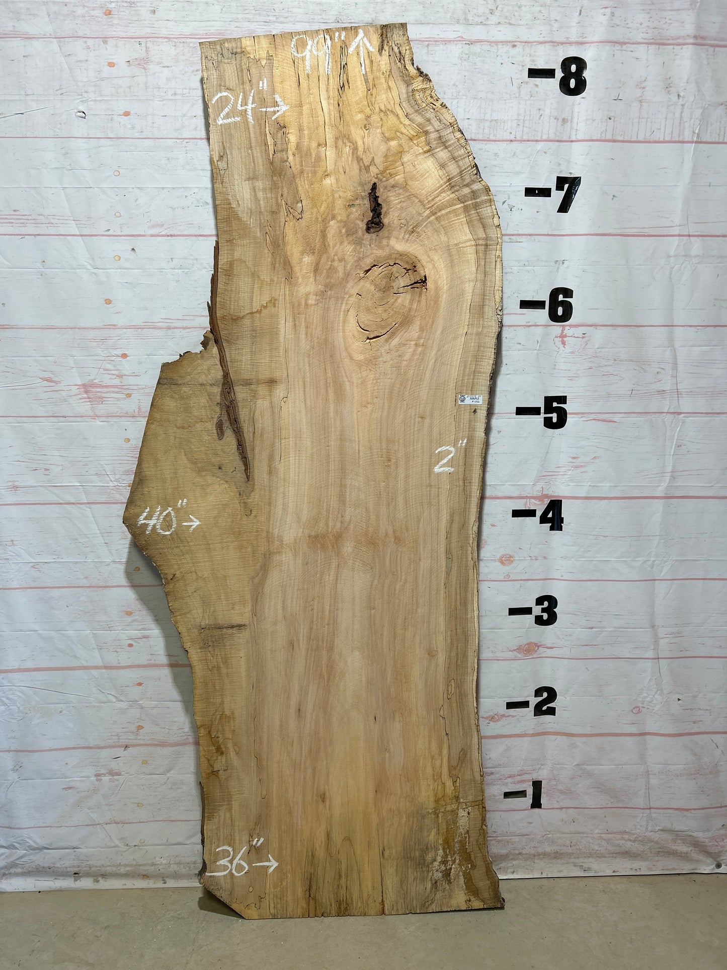 Live Edge Maple Sku#27379B-44