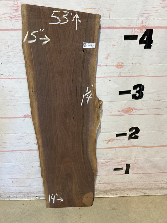 Live Edge Walnut Sku#28050-7