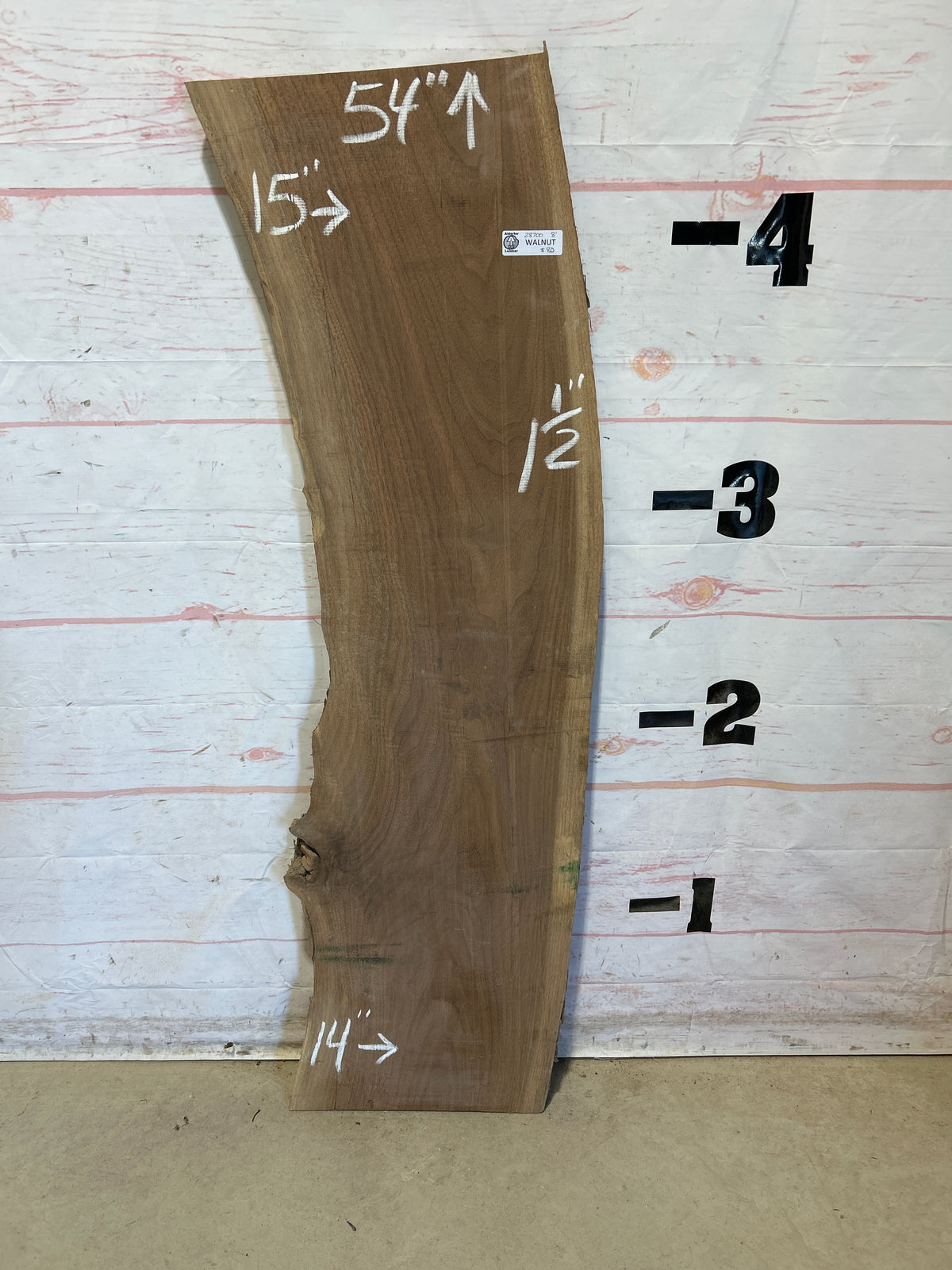 Live Edge Walnut Sku#28700M-8