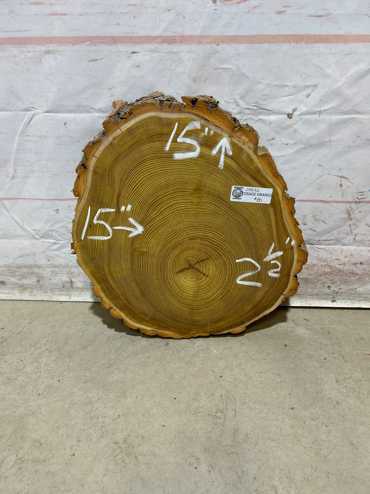 Live Edge Osage Orange Sku#28832M