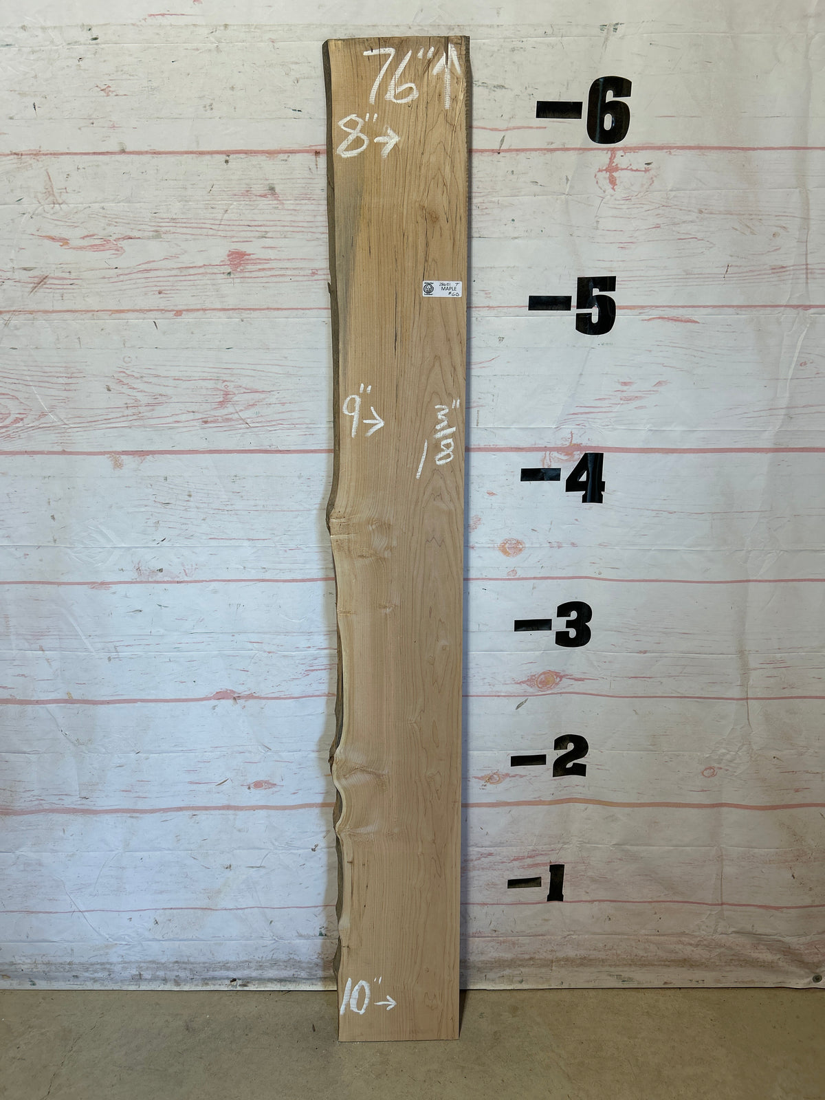 Live Edge Maple Sku#28651E-7