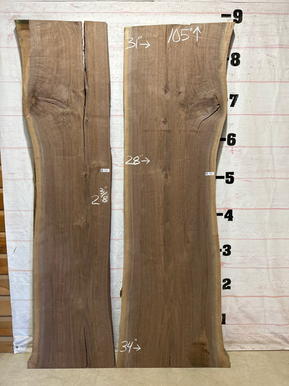 Live Edge Walnut Set Sku#28993K-101