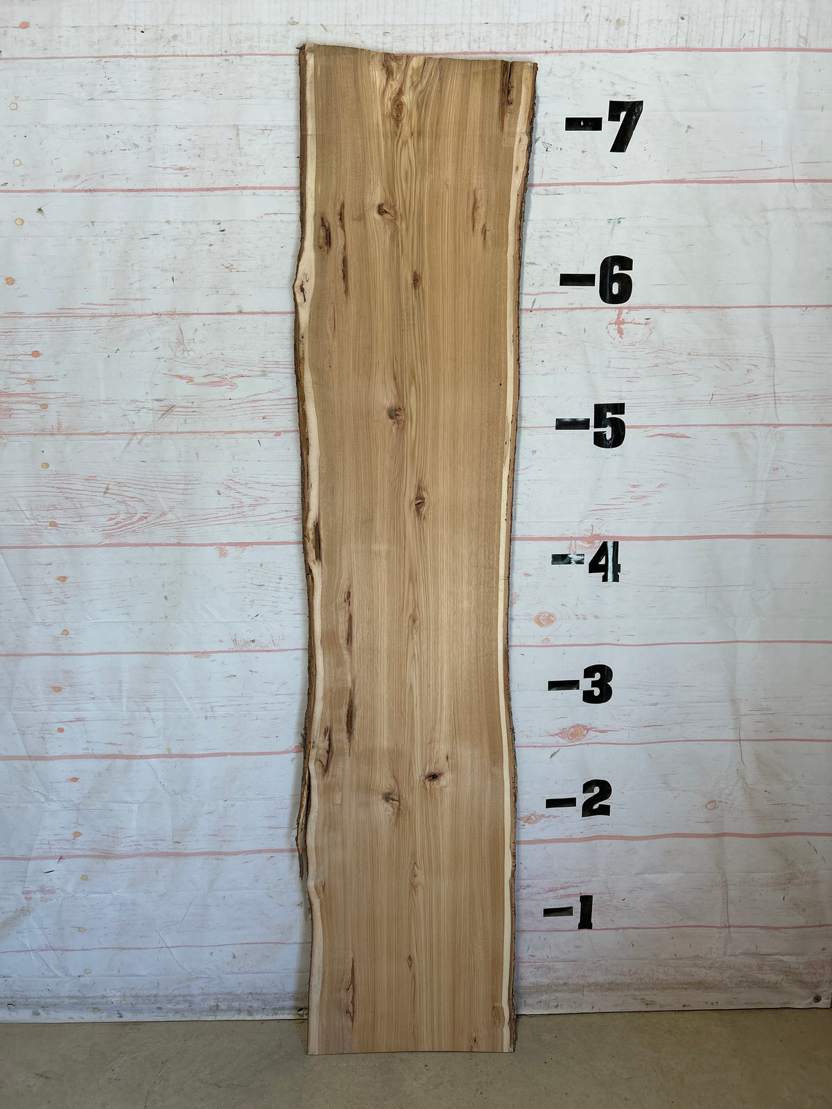 Live Edge Hickory Sku#28607-18