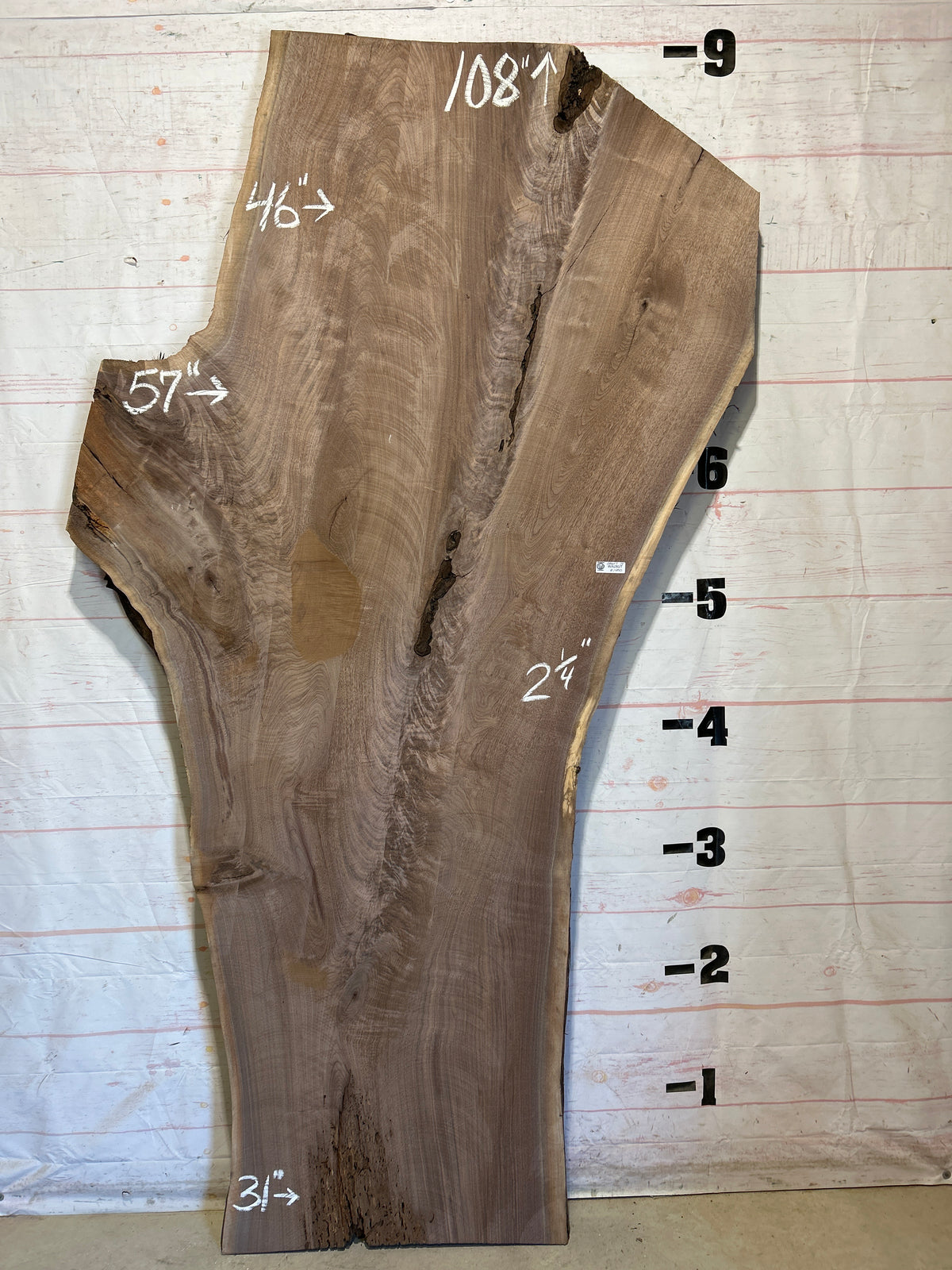 Live Edge Walnut Sku#28617-74