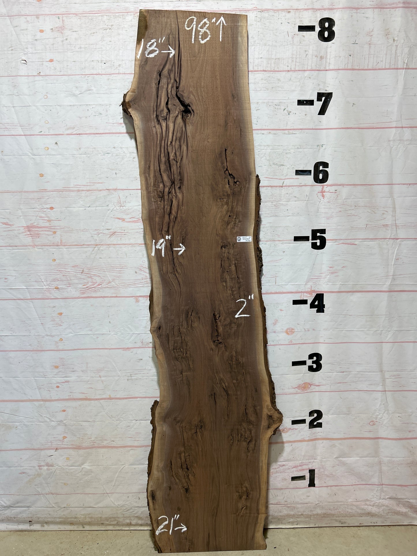 Live Edge Walnut Sku#28107C-27