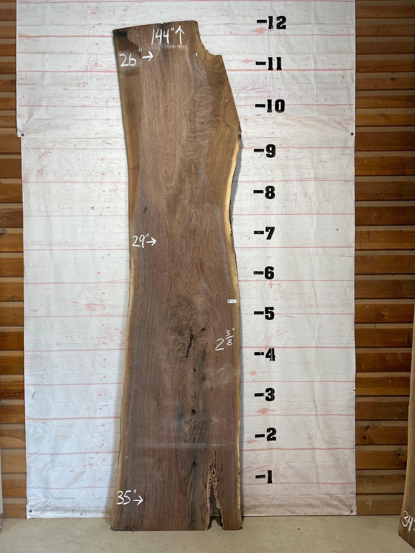 Live Edge Walnut Sku#28279-78