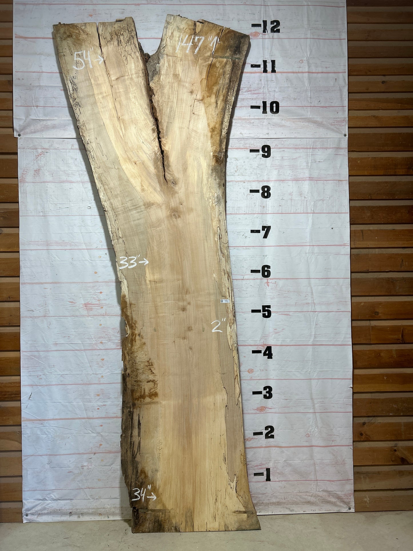 Live Edge Spalted Maple Sku#27300-90