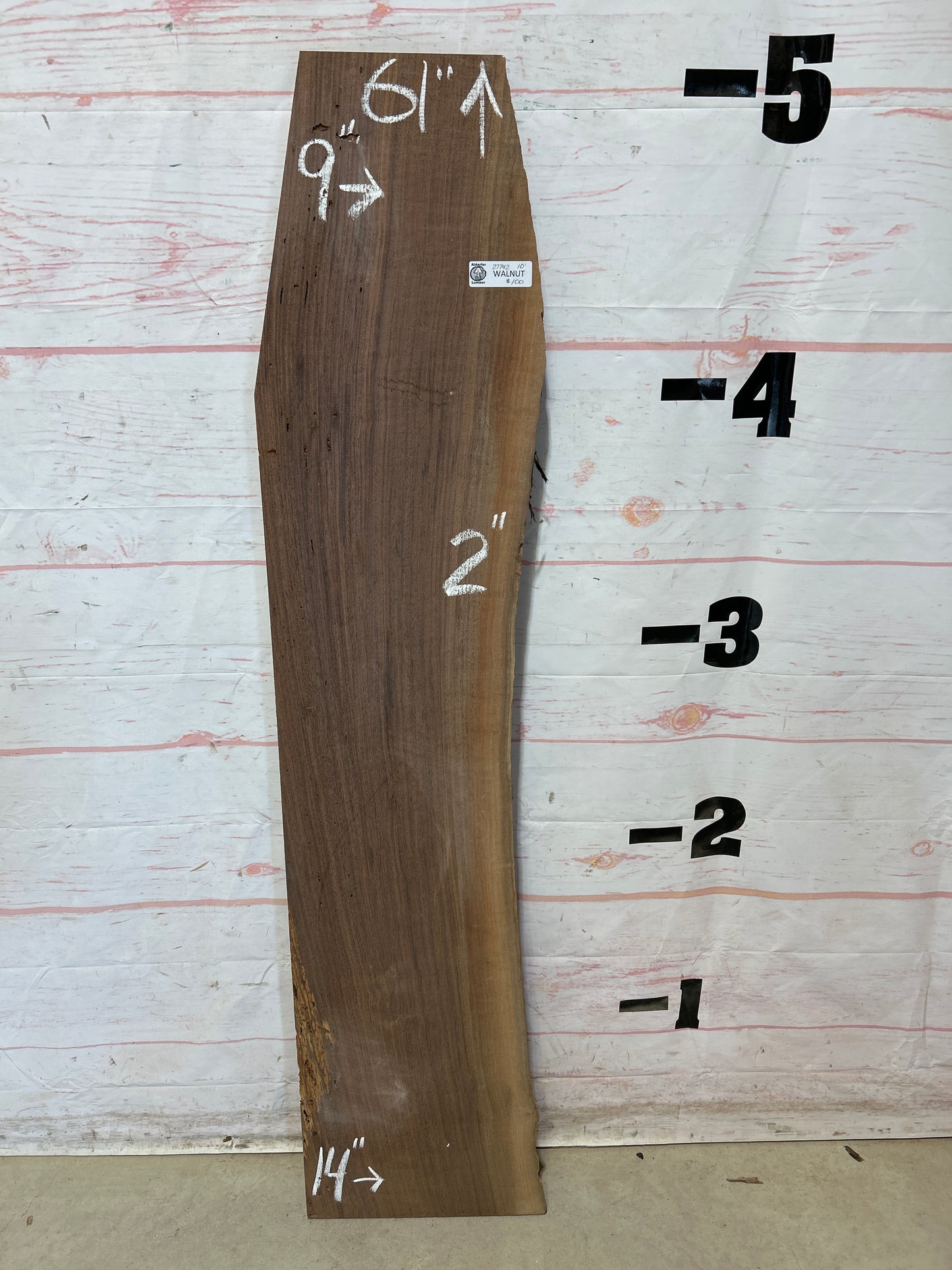 Live Edge Walnut Sku#27742C-10