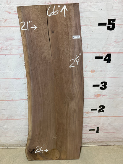 Live Edge Walnut Sku#28136G-25