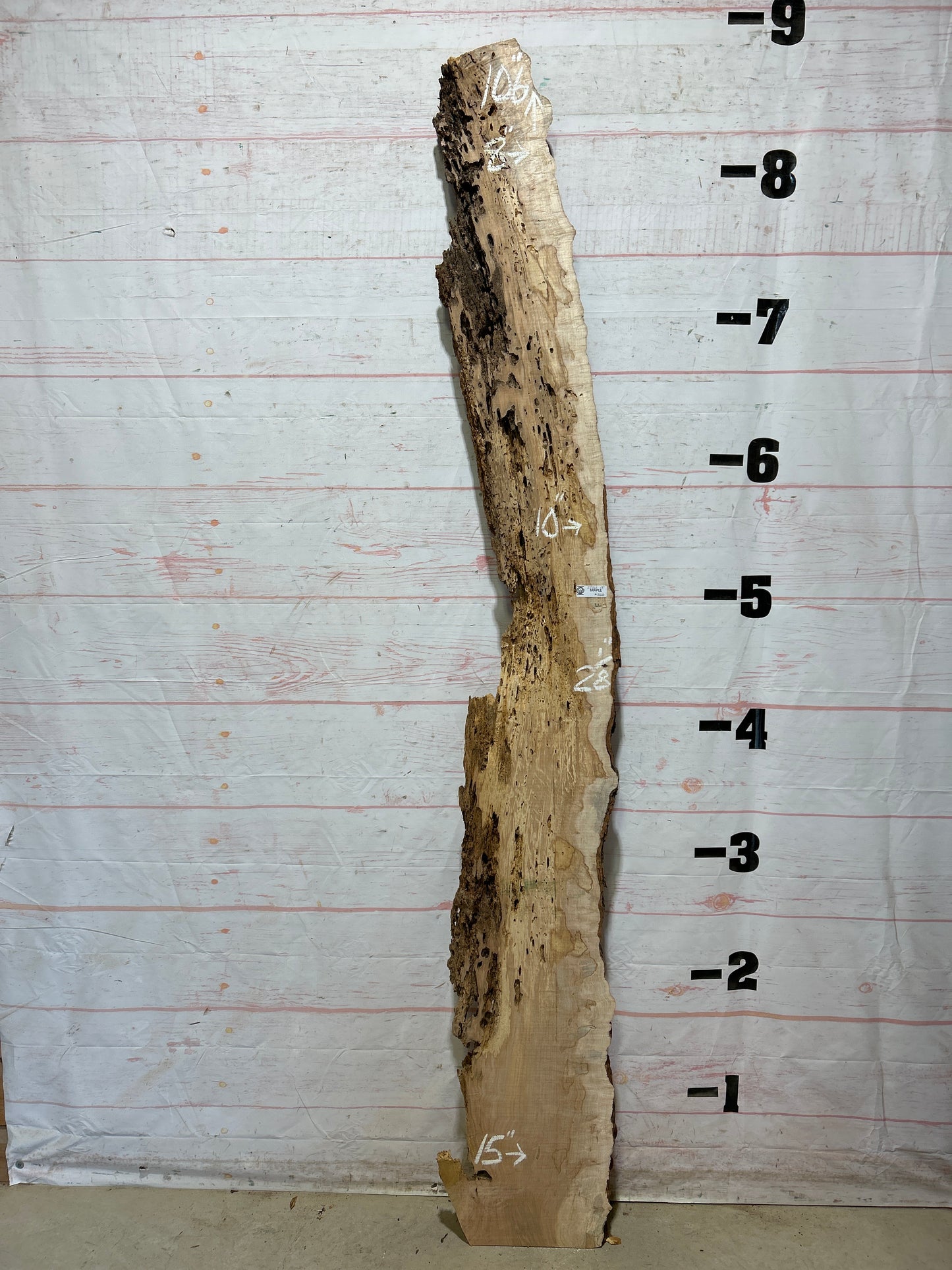 Live Edge Ambrosia Maple Sku#27261-18