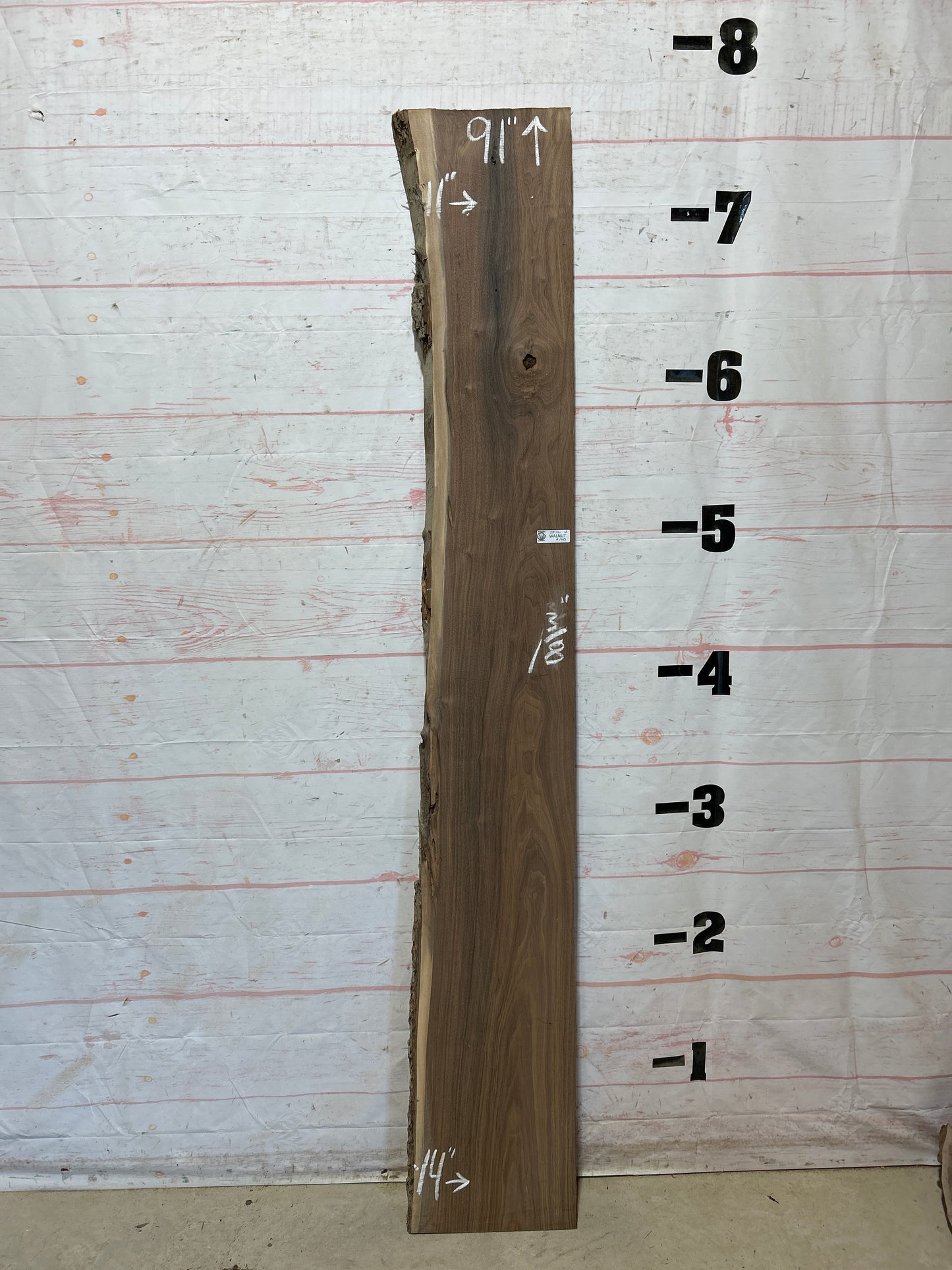 Live Edge Walnut Sku#28126C-12