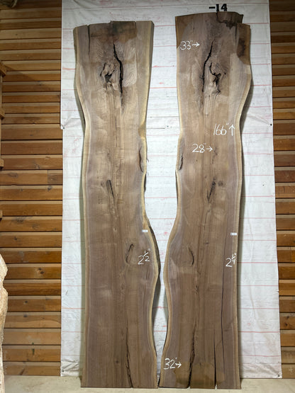 Live Edge Walnut Set Sku#28538-178