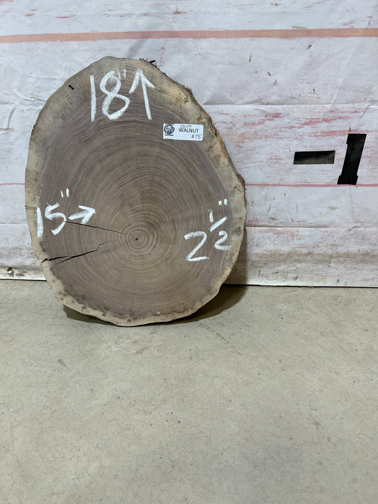 Live Edge Walnut Cookie Sku#28149M