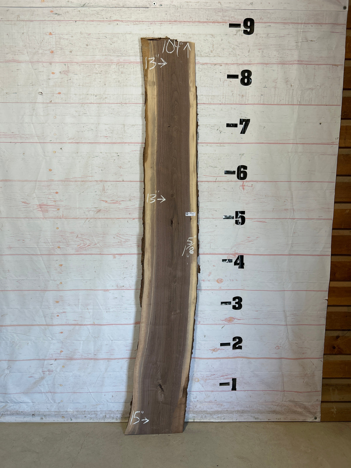 Live Edge Walnut Sku#28891C-18