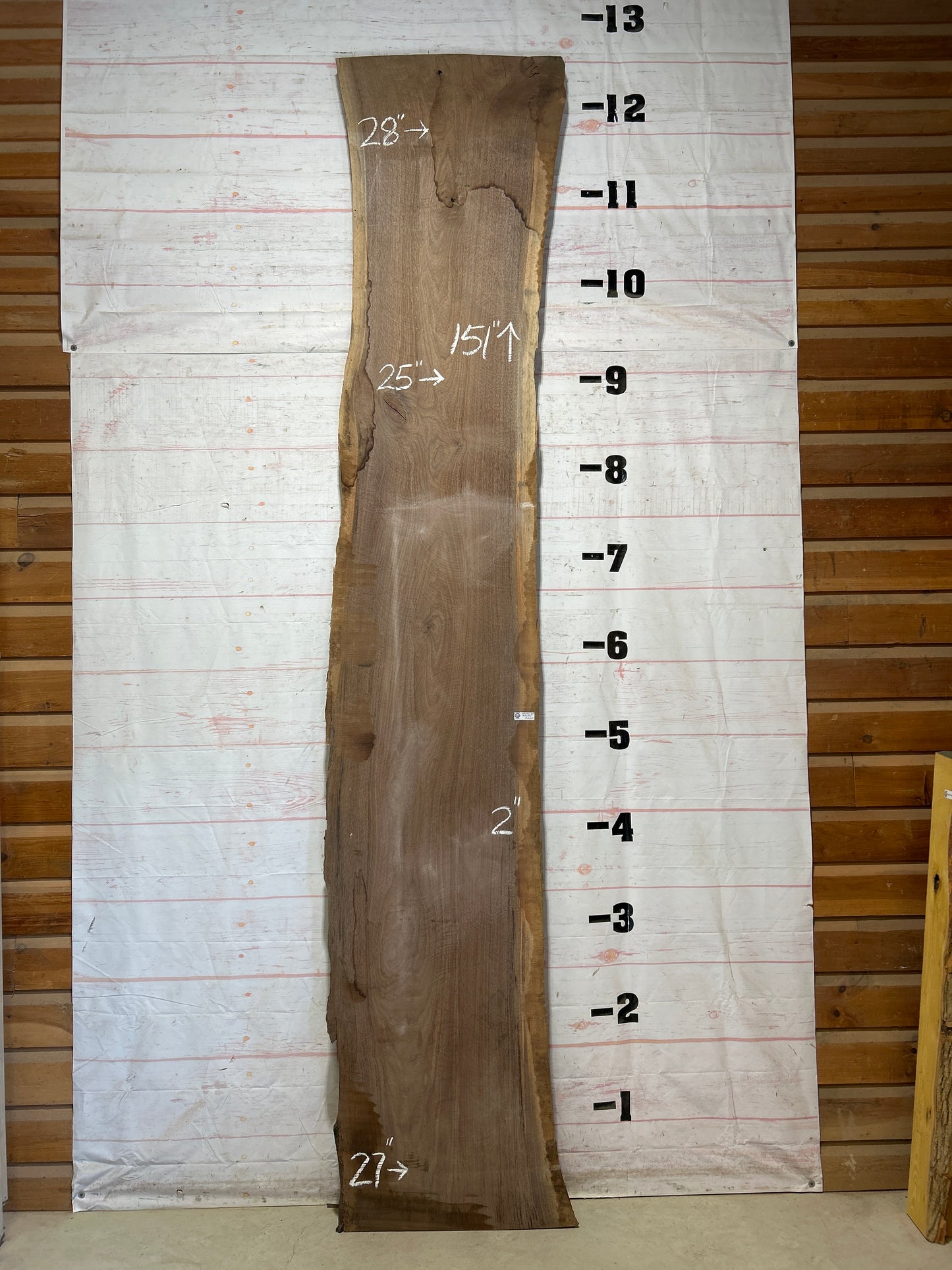 Live Edge Walnut Sku#28542-57