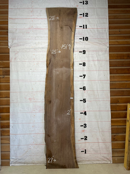Live Edge Walnut Sku#28542-57