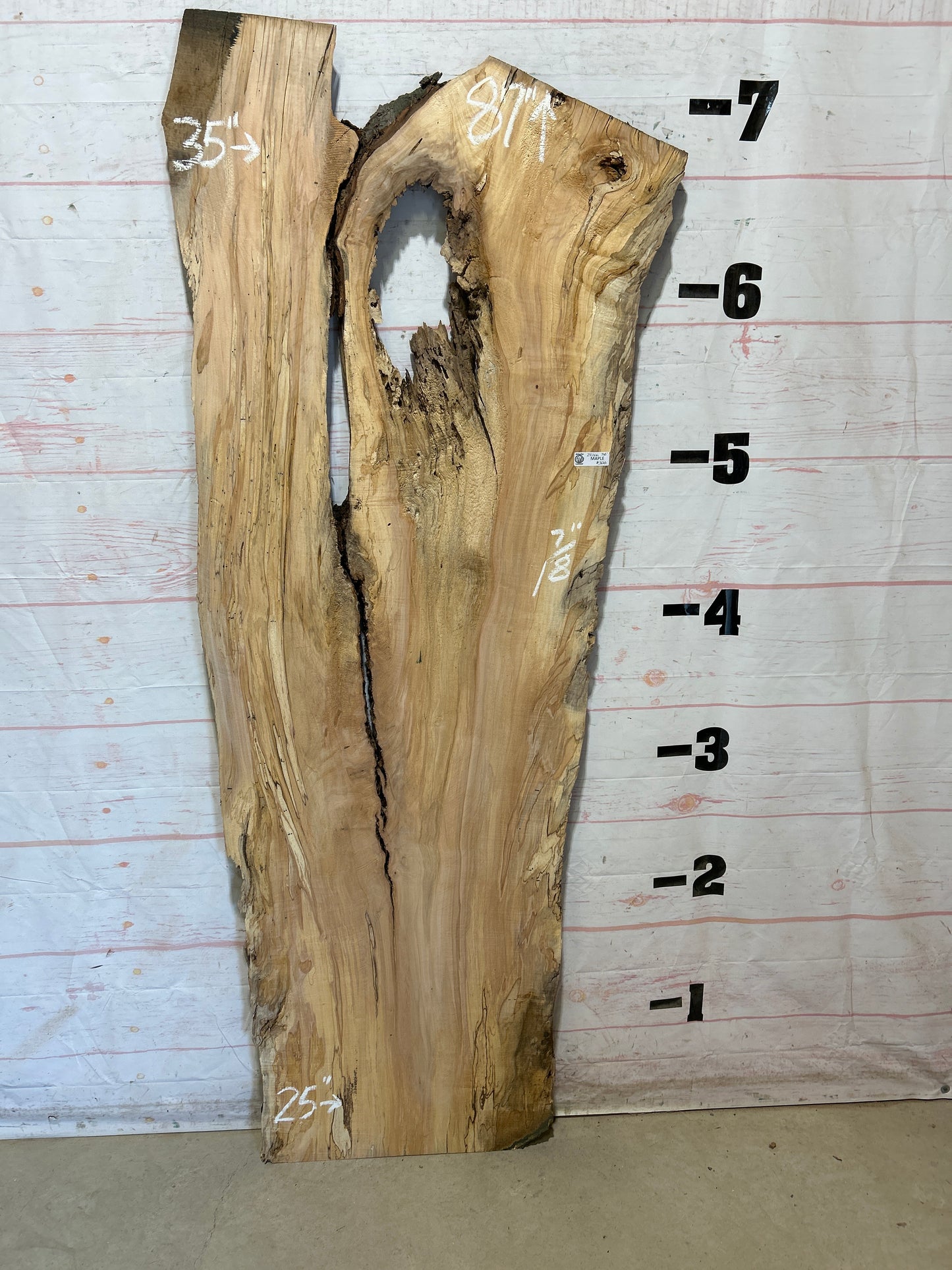 Live Edge Maple Sku#28266B-36