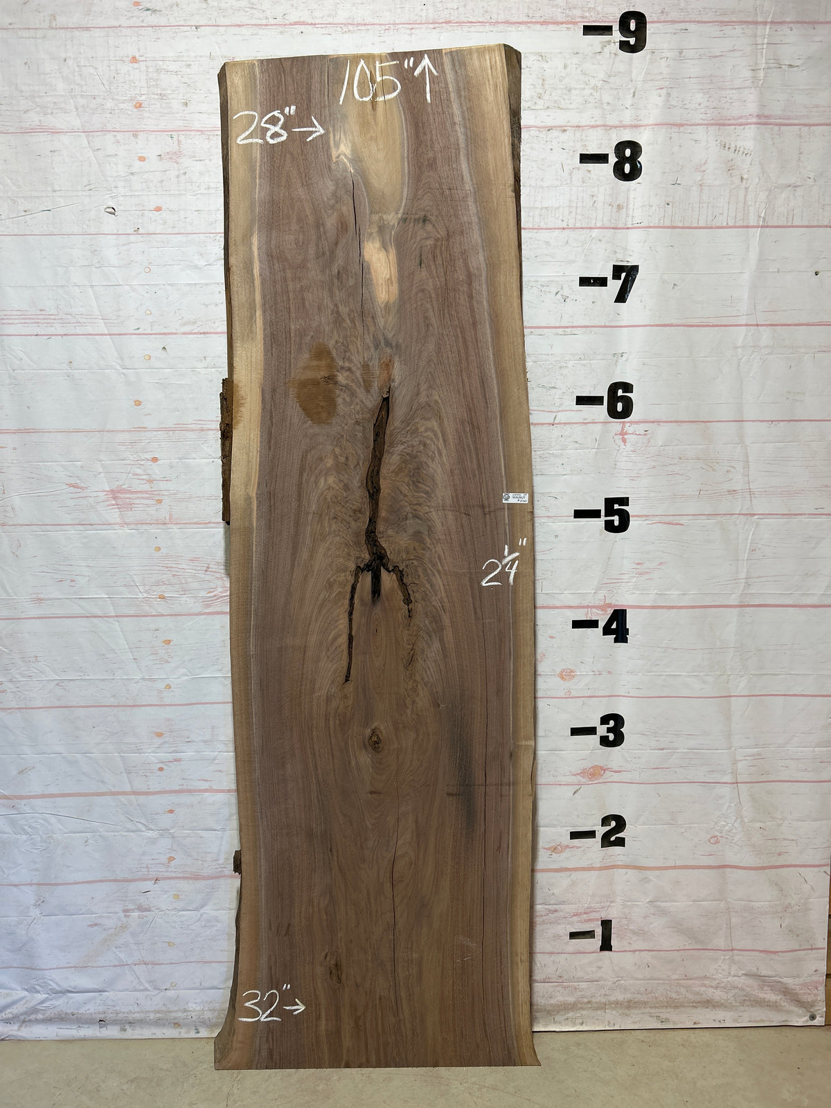 Live Edge Walnut Sku#28995-49