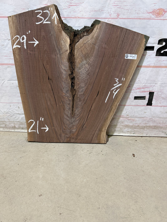 Live Edge Walnut Sku#28194M-10