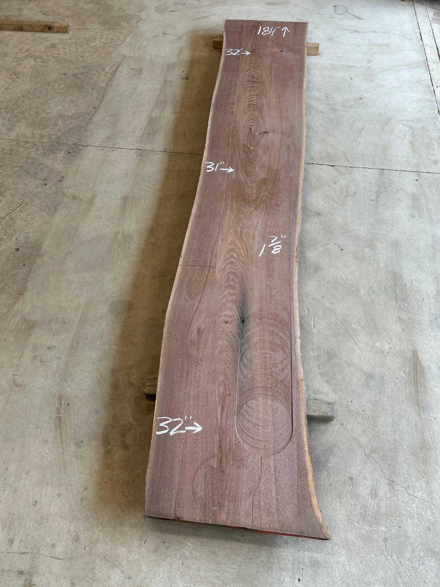 Live Edge Walnut Sku#27944S-82