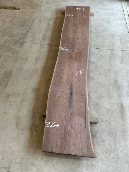 Live Edge Walnut Sku#27944S-82