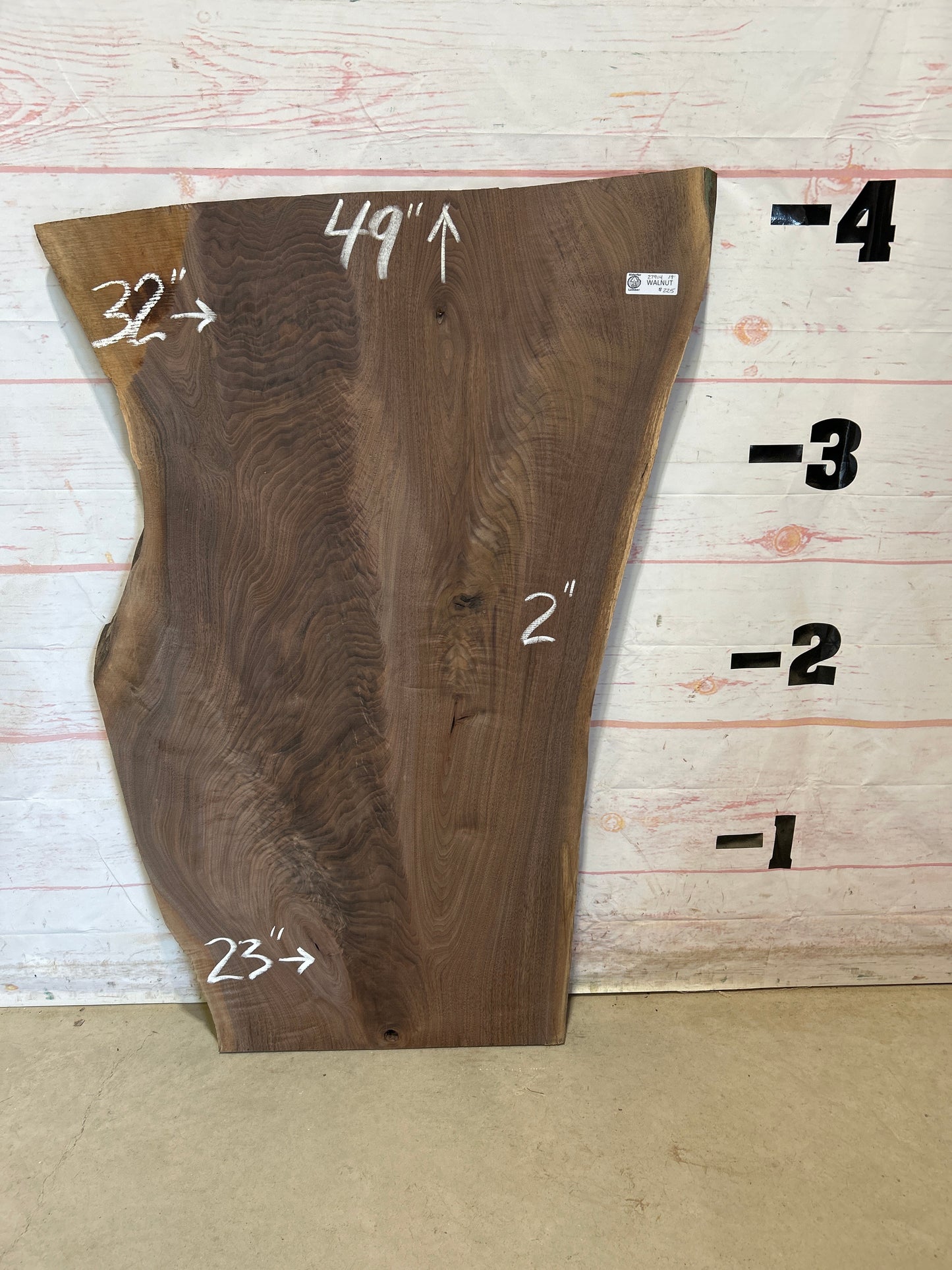 Live Edge Walnut Sku#27914M-19