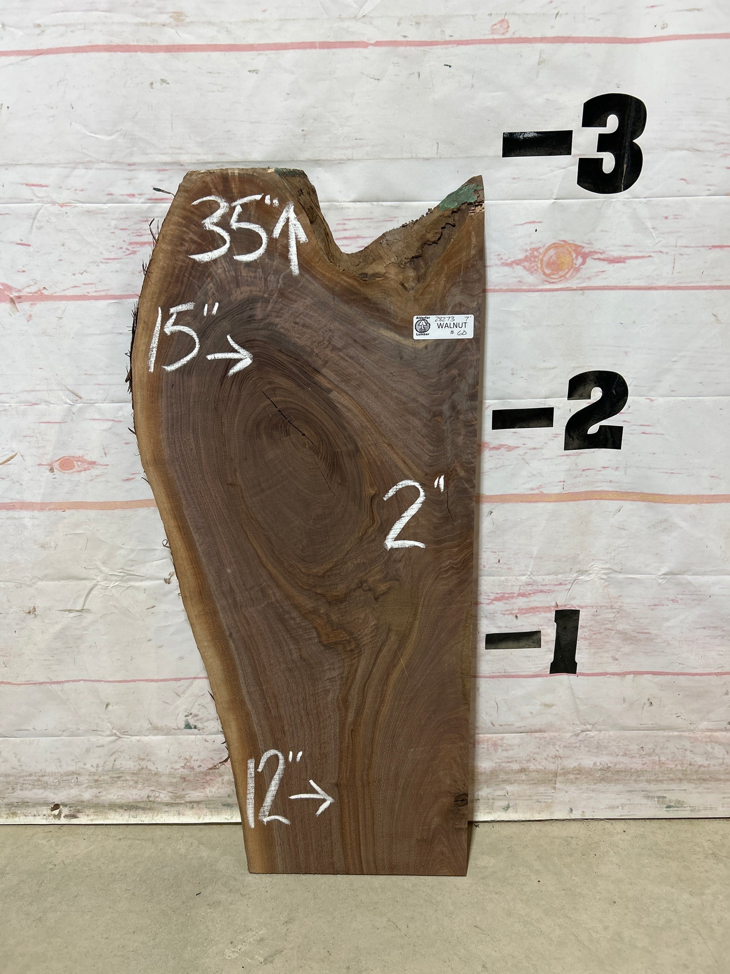 Live Edge Walnut Sku#28273M-7