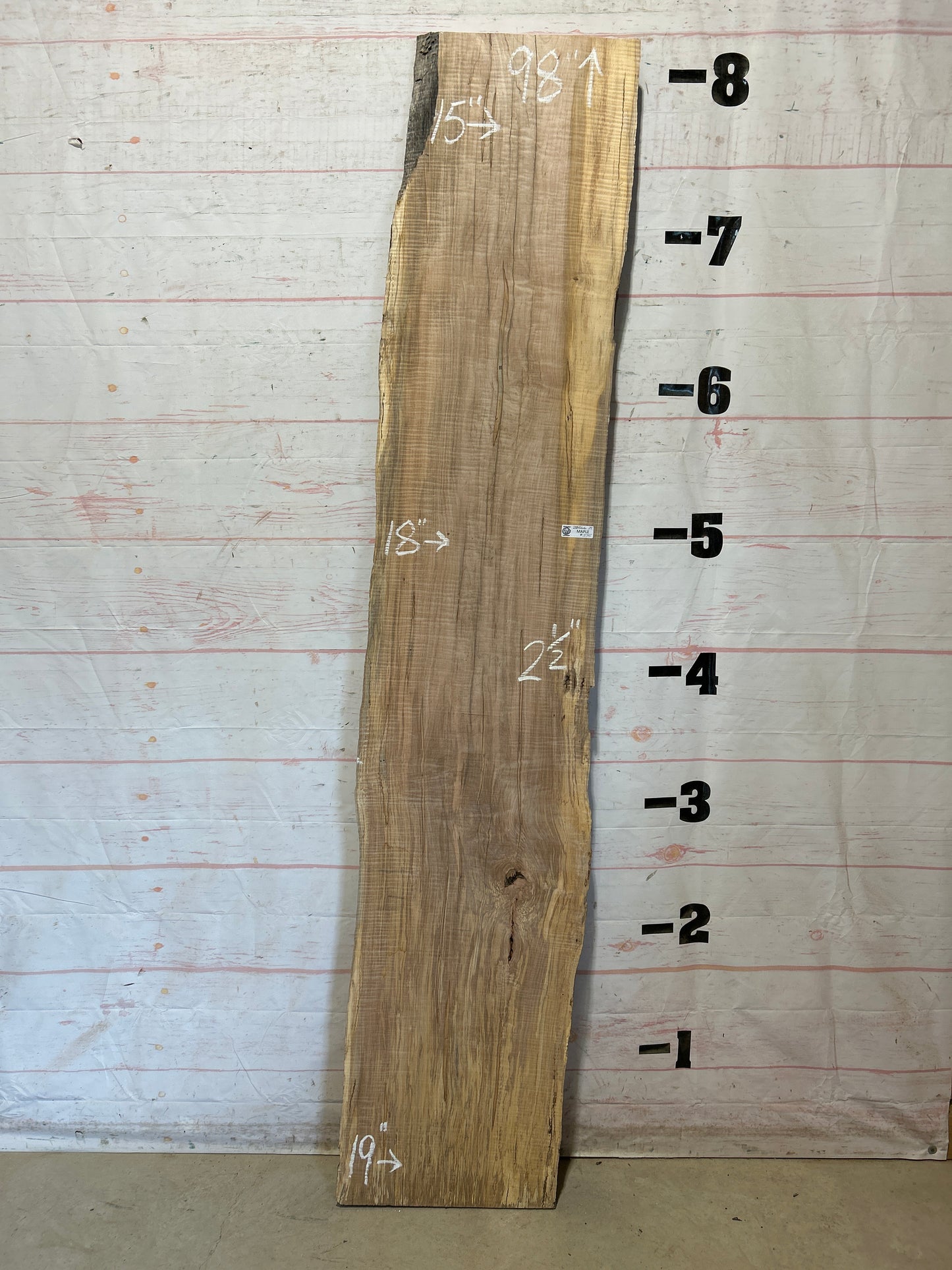 Live Edge Maple Sku#28566B-29