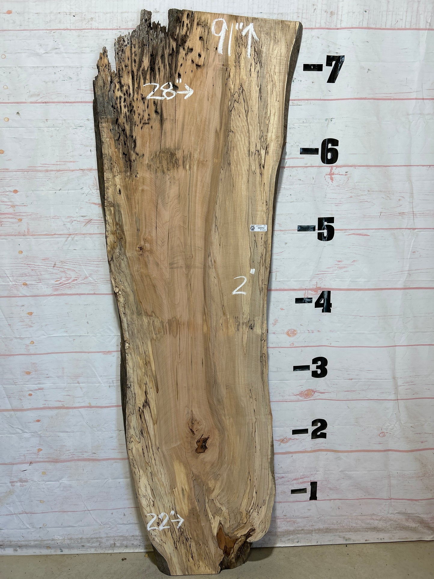 Live Edge Maple Sku#28319-32