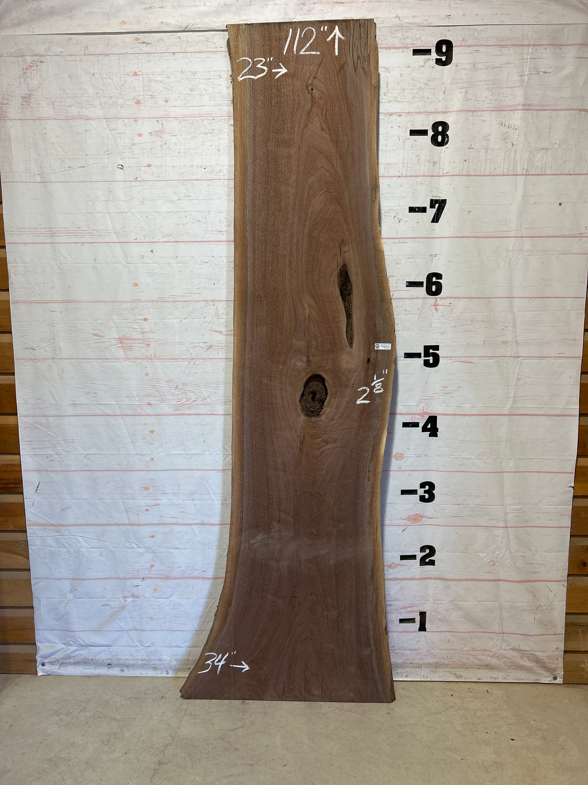 Live Edge Walnut  Sku#28999K-45