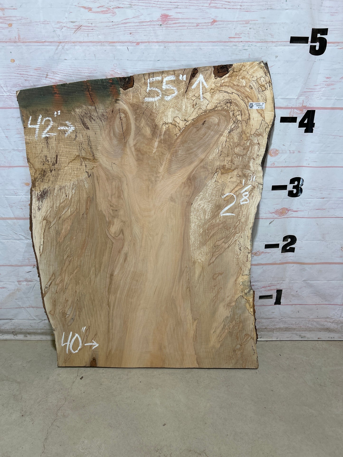 Live Edge Maple Sku#28544-31