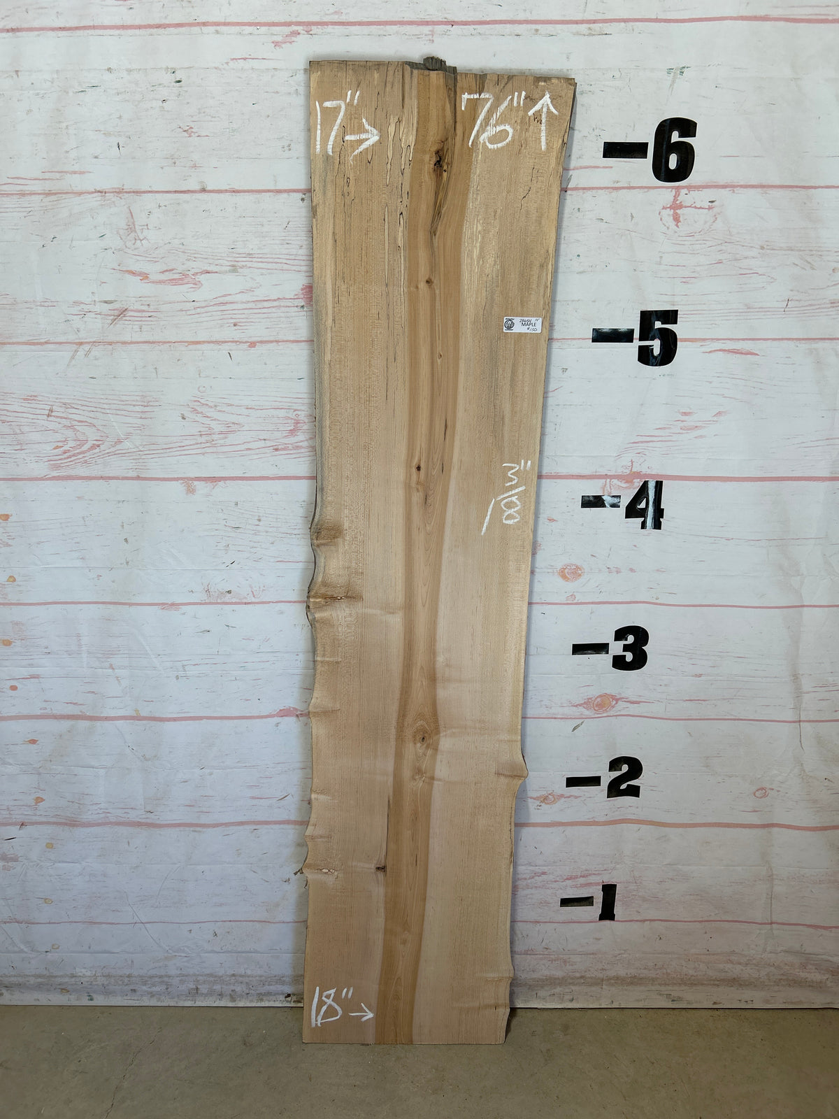 Live Edge Maple Sku#28654E-14