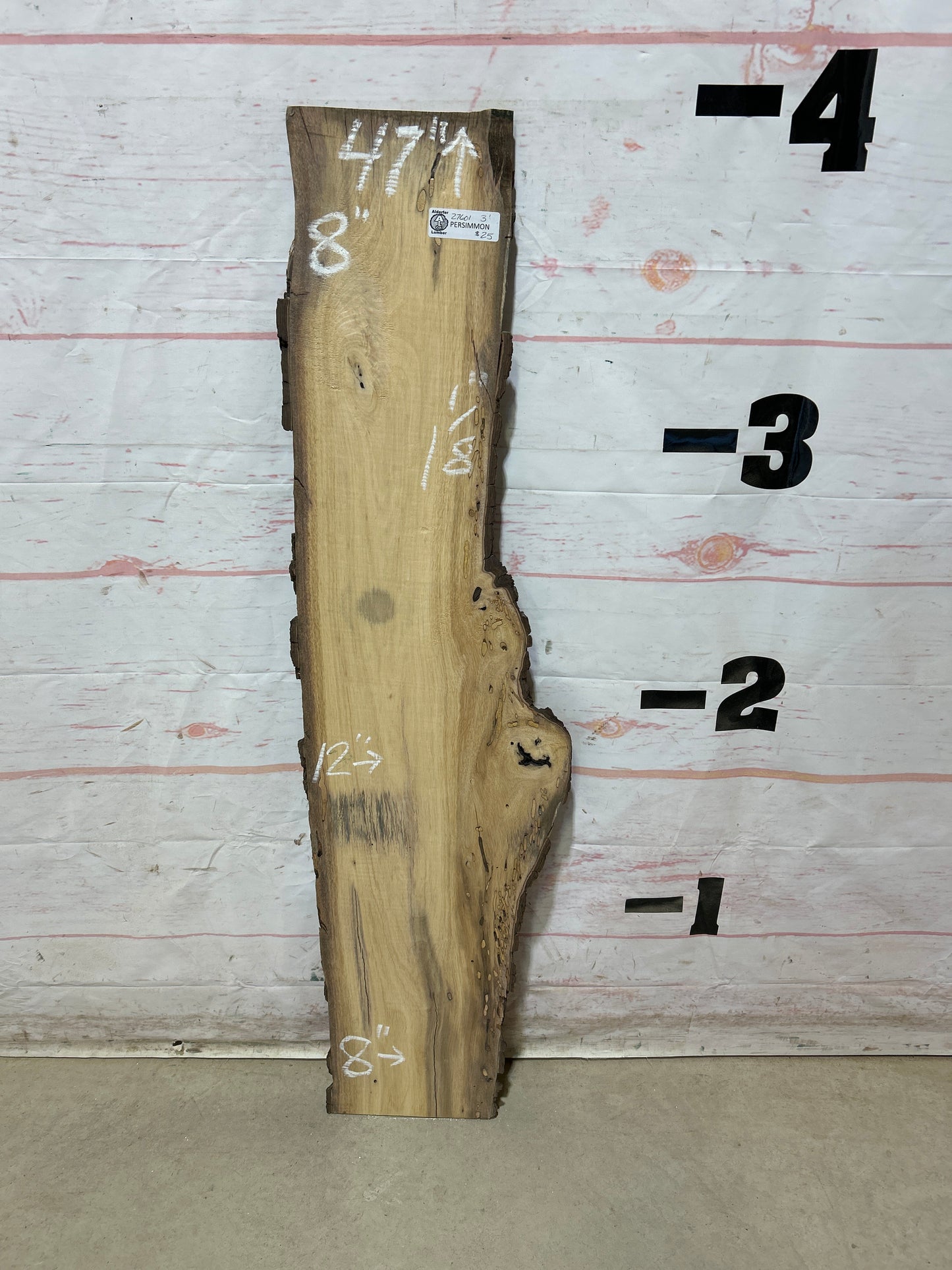 Live Edge Persimmon Sku#27601M-3