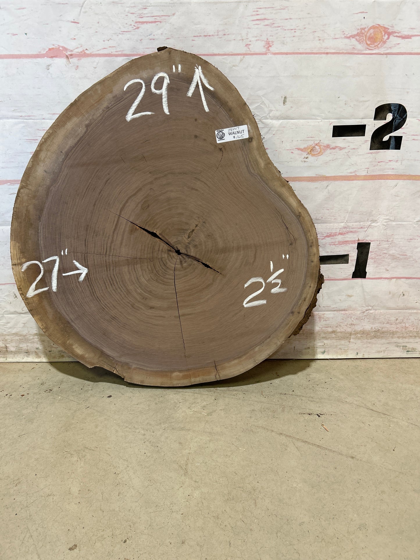 Live Edge Walnut Cookie Sku#28447M
