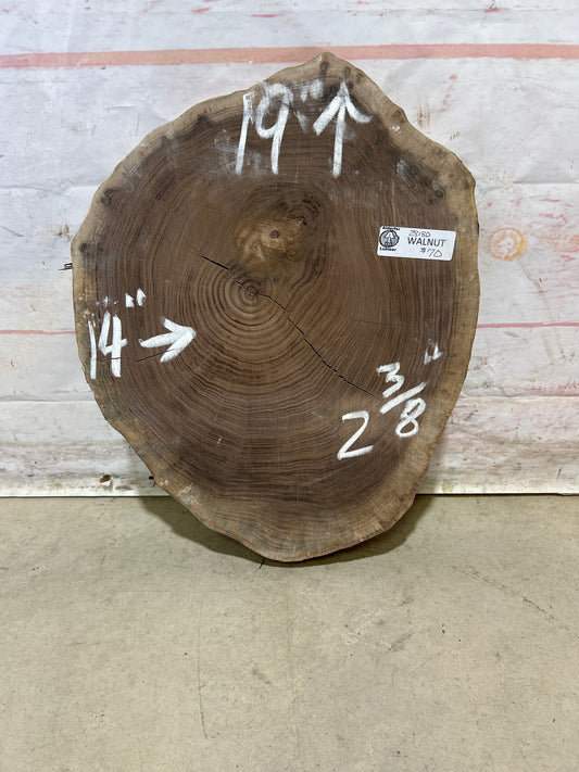 Live Edge Walnut Cookie Sku#28180M
