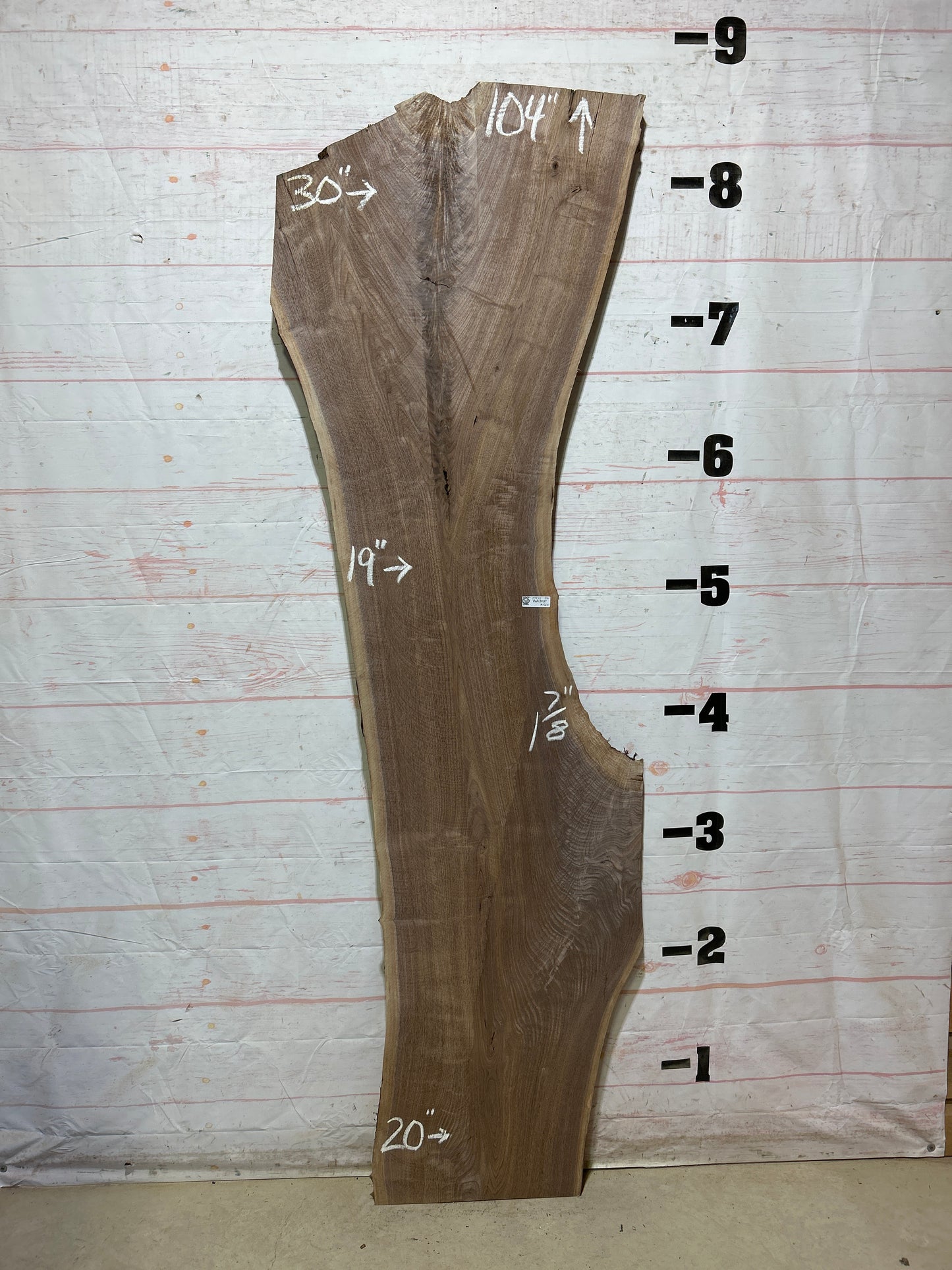 Live Edge Walnut Sku#27935K-36