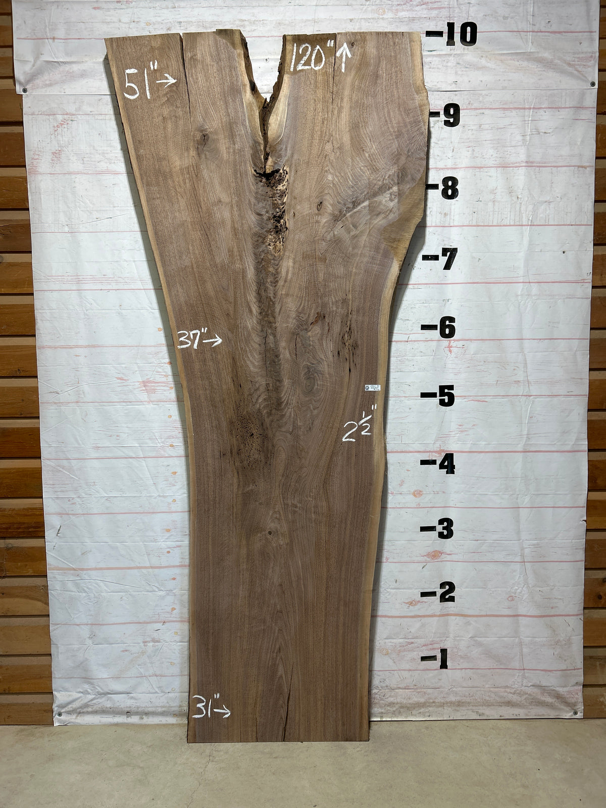 Live Edge Walnut Sku#28962K-85