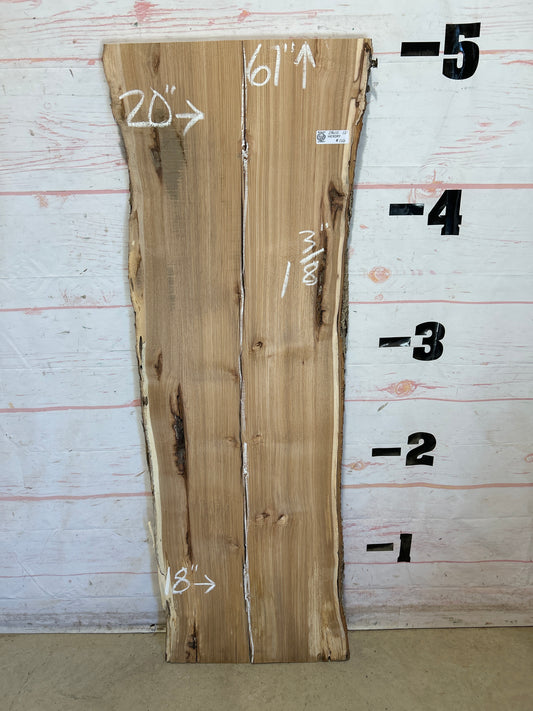 Live Edge Hickory Sku#28612M-12