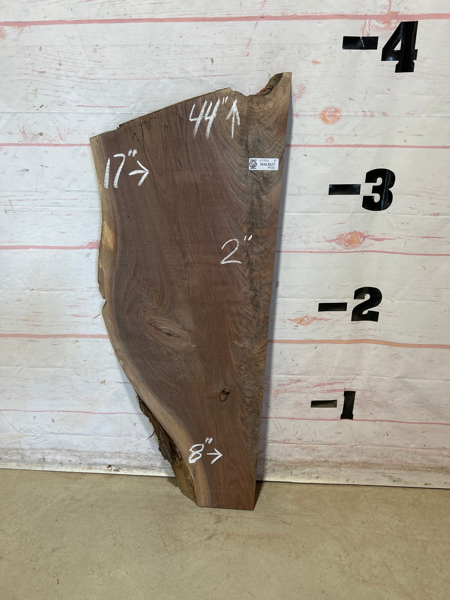 Live Edge Walnut Sku#27996M-8
