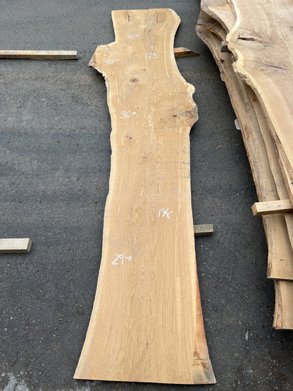 Live Edge White Oak Sku#23884S-79