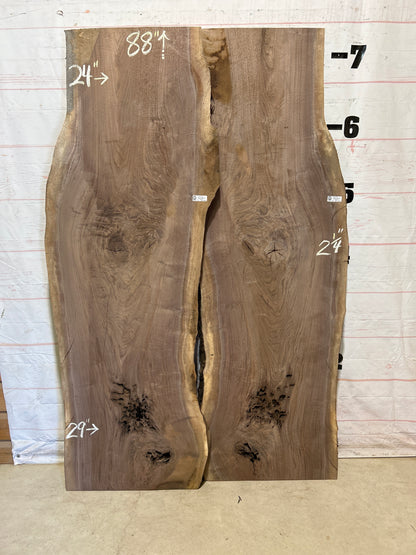Live Edge Walnut Set Sku#28976-74