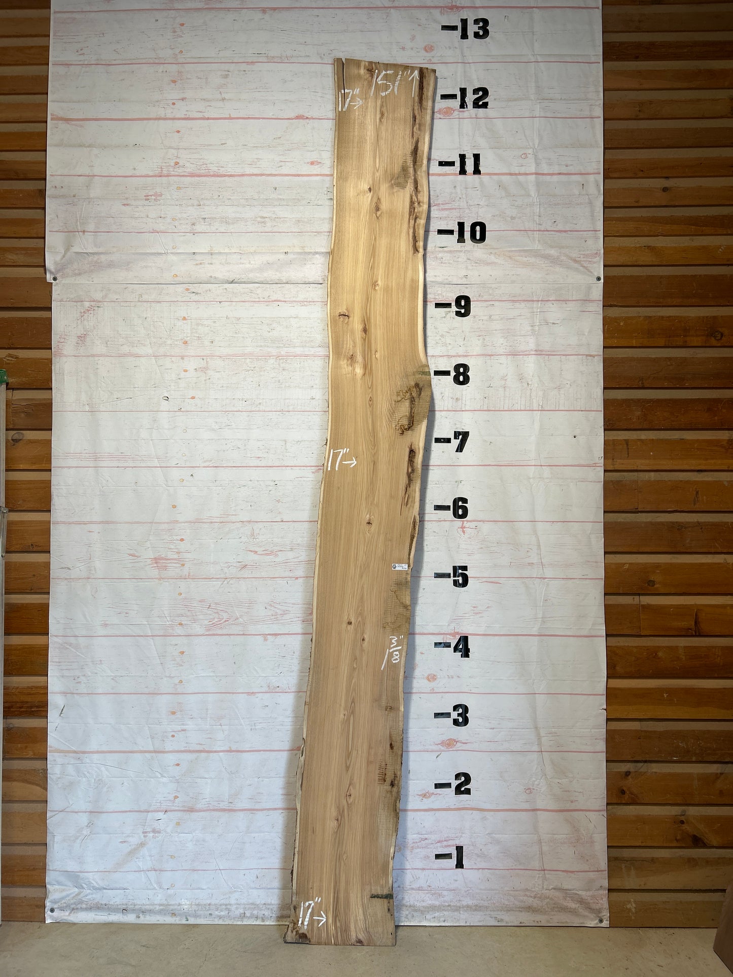 Live Edge Hickory Sku#28601-27