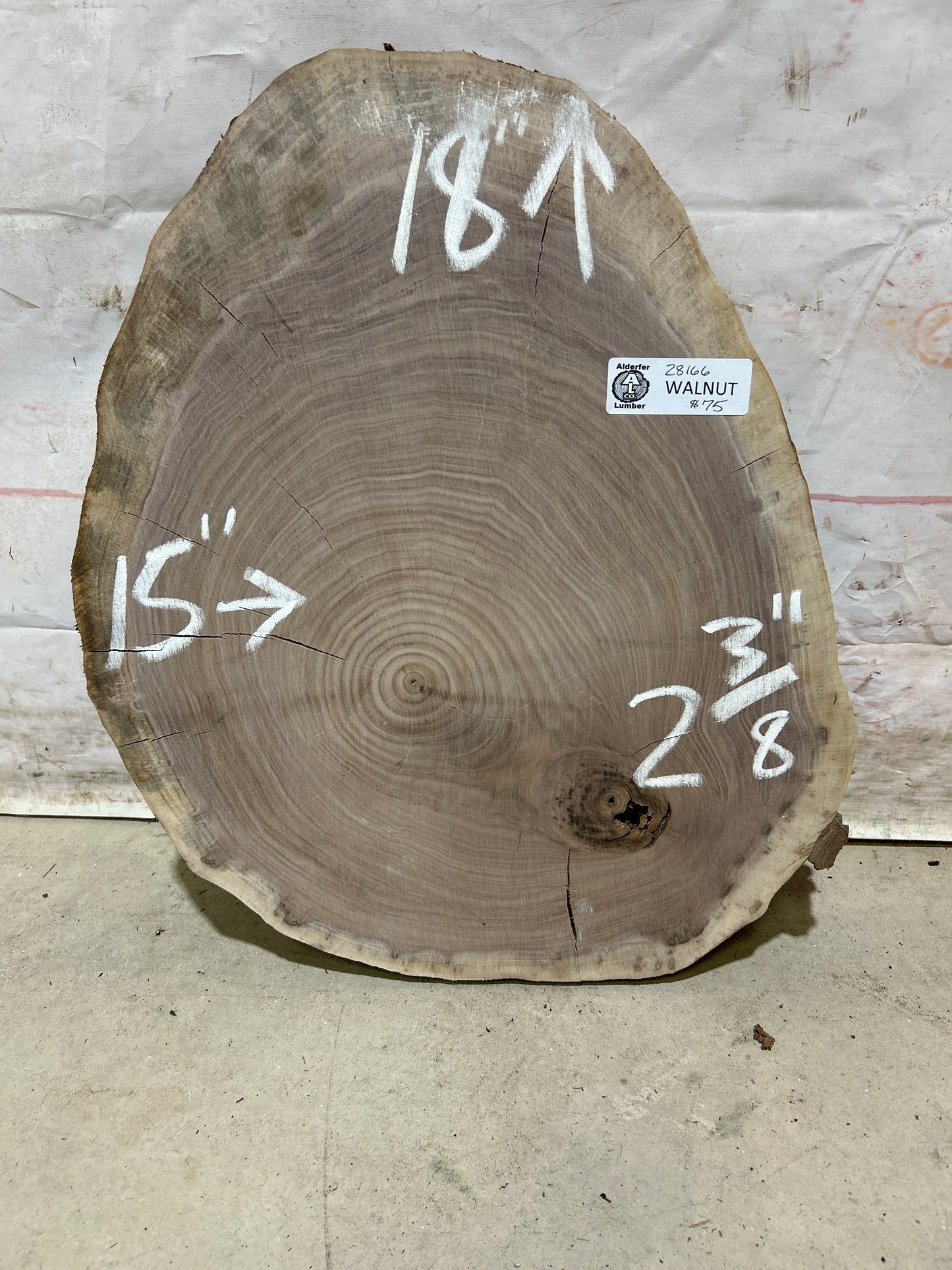 Live Edge Walnut Cookie Sku#28166M