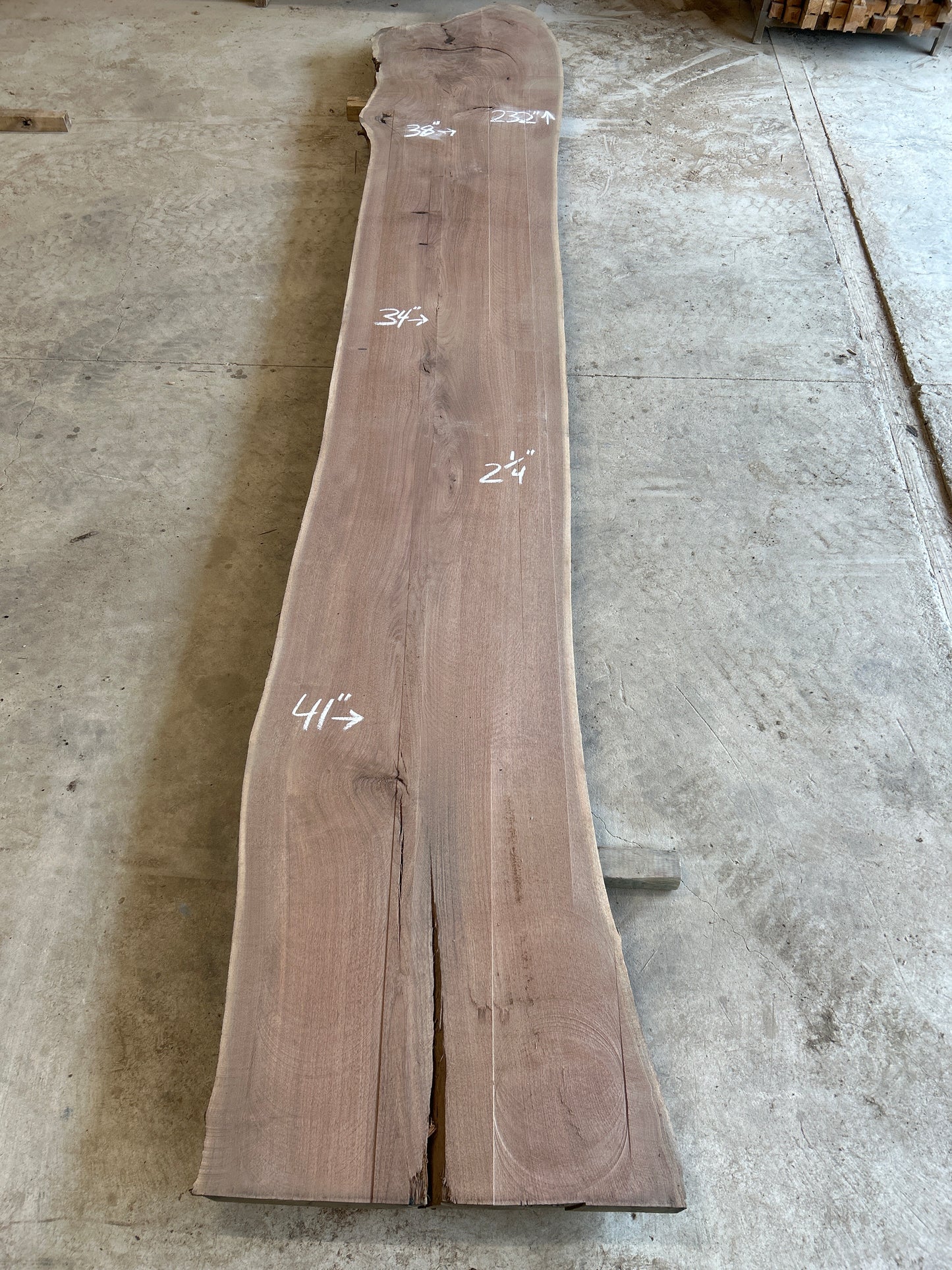 Live Edge Walnut Sku#27943S-138