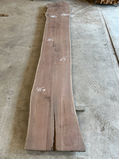 Live Edge Walnut Sku#27943S-138