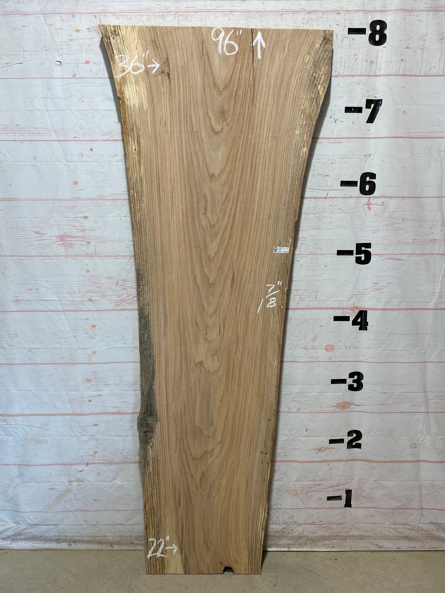 Live Edge Red Oak Sku#28202-39
