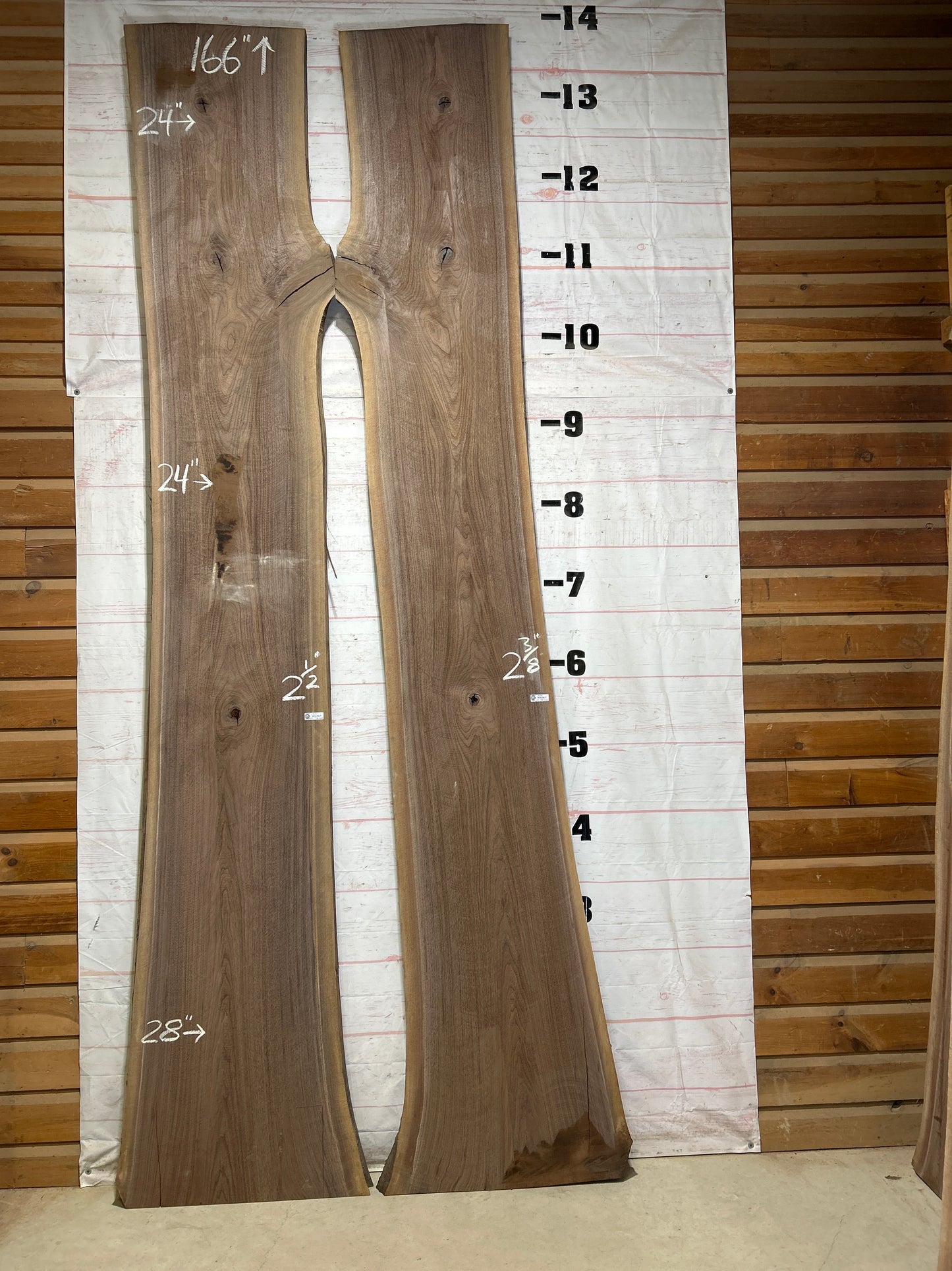 Live Edge Walnut Set Sku#28341-150